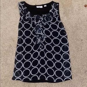 sleeveless flowy blouse